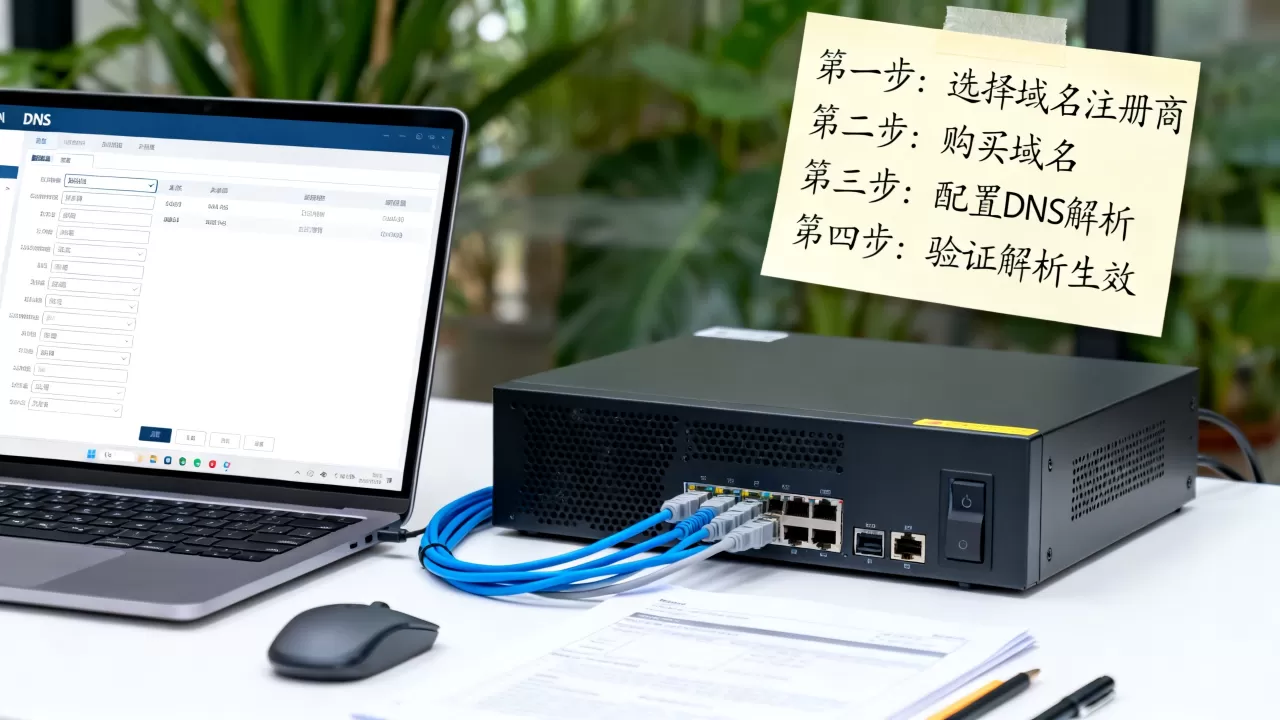如何配置服务器域名？，DNS服务器配置步骤有哪些？