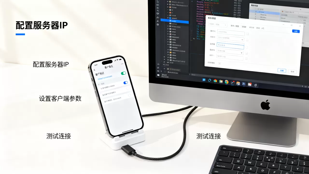 如何构建iOS客户端与服务器并配置客户端？，怎么设置