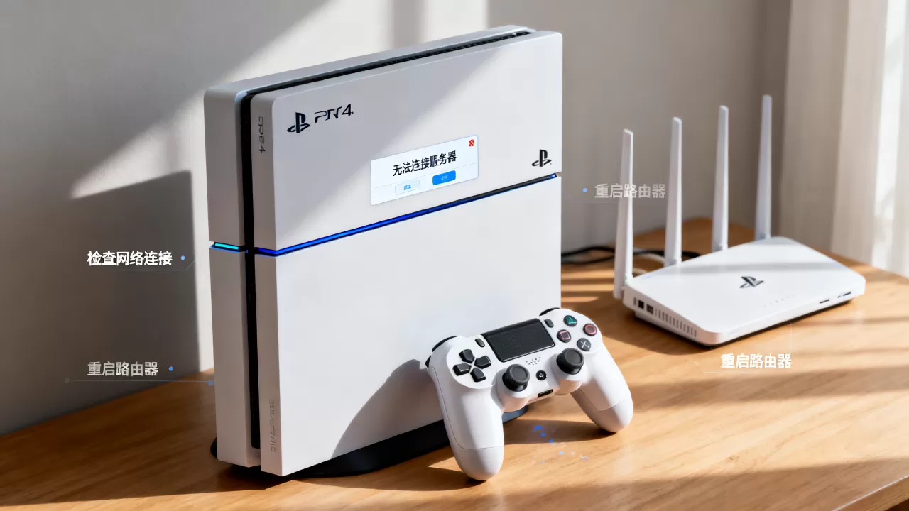 PS4吃鸡连不上服务器怎么办，怎么回事？