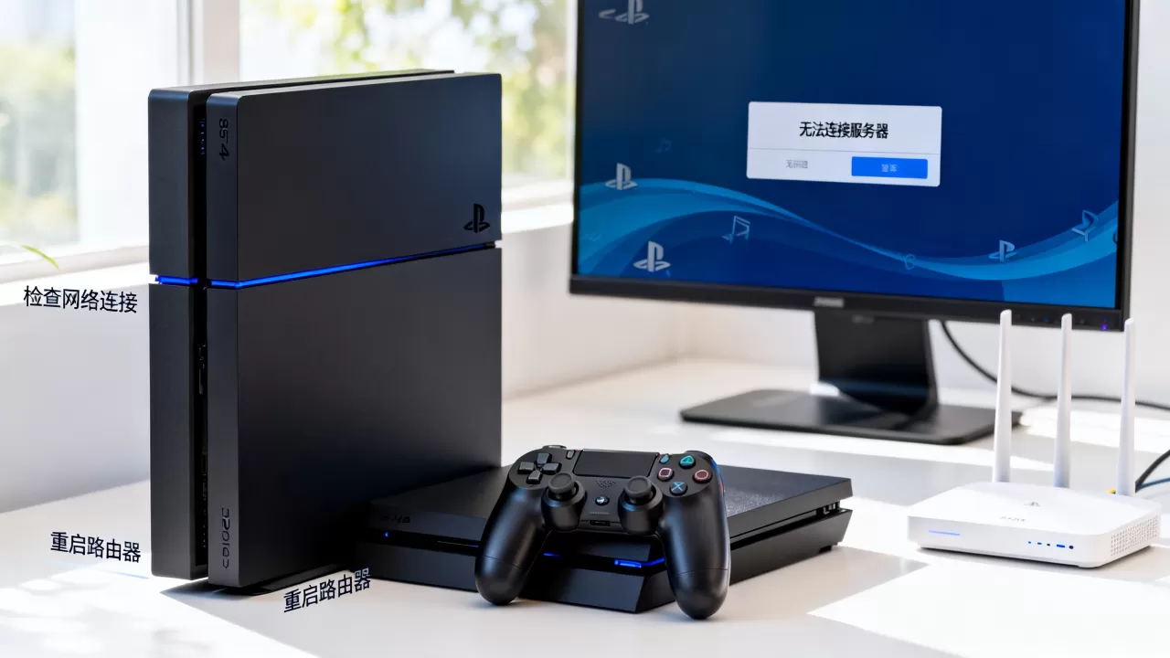 PS4吃鸡连不上服务器怎么办，怎么回事？