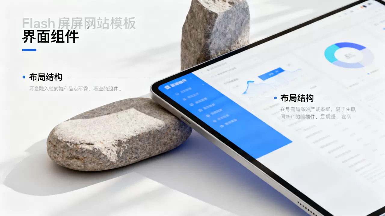 flash全屏网站模板