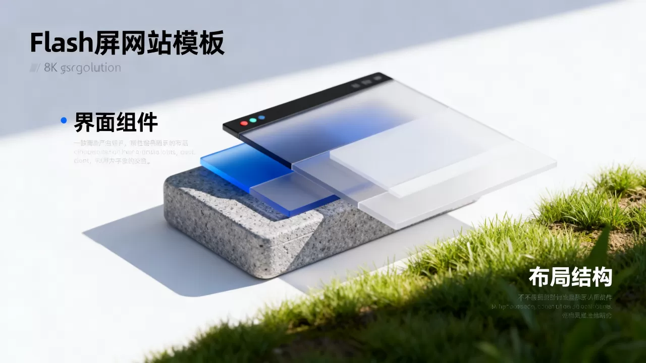 flash全屏网站模板