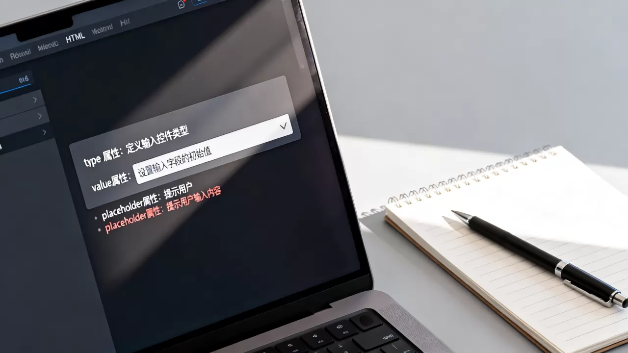 HTML input属性怎么用，有什么用？
