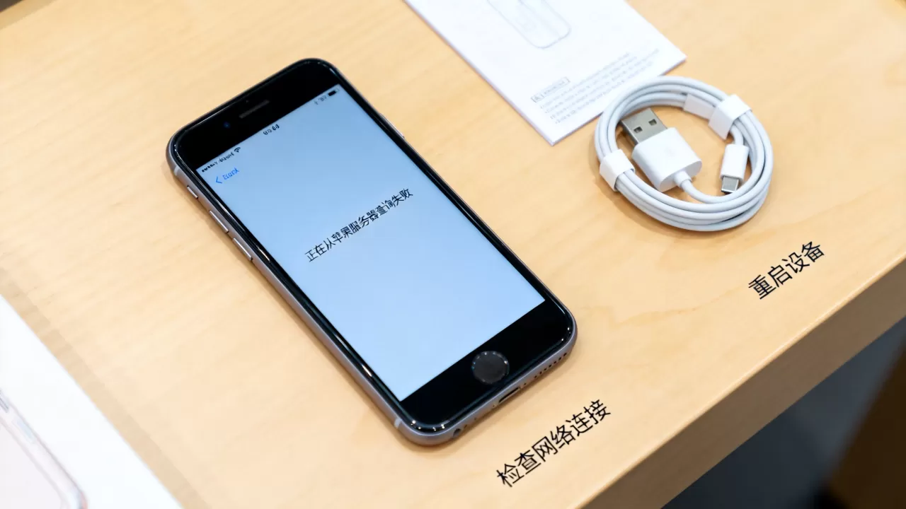 6s正在从苹果服务器查询失败怎么办