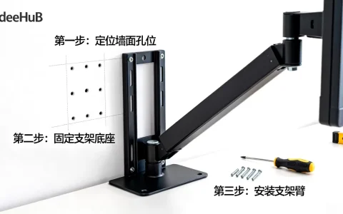 IdeaHub挂墙支架硬件如何安装？,安装步骤有哪些？