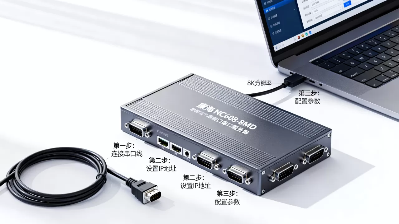 康海nc608-8md串口服务器该怎样配置,配置步骤是什么 康海nc608-8md串口服务器该怎样配置,配置步骤是什么