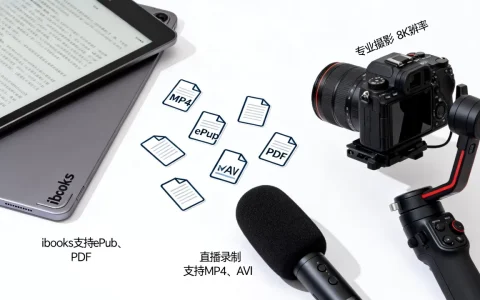 ibooks和直播录制各支持什么格式，格式不兼容怎么办？