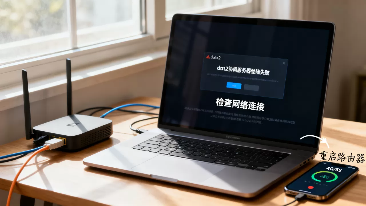dota2协调服务器登陆不上是什么原因，怎么解决？