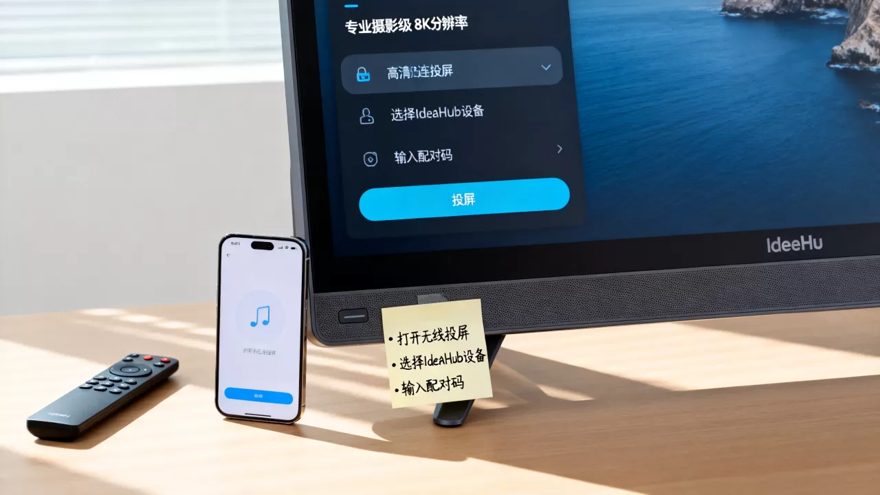 IdeaHub投屏如何设置？投屏连接不上怎么办？