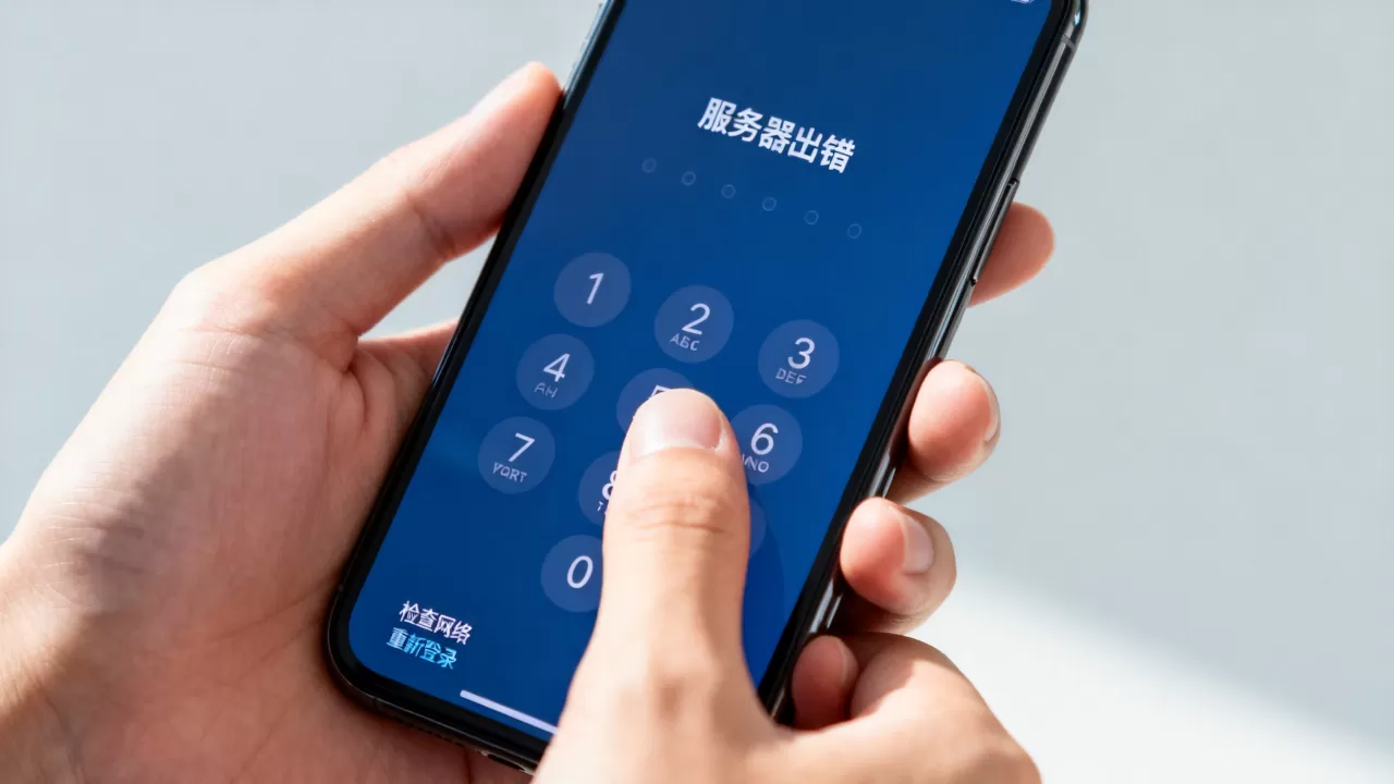微信AD密码输入显示服务器出错怎么回事，怎么解决？