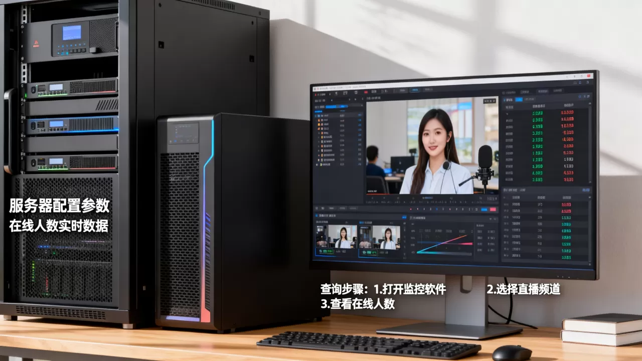 服务器配置影响在线人数吗，怎么查询直播在线人数？