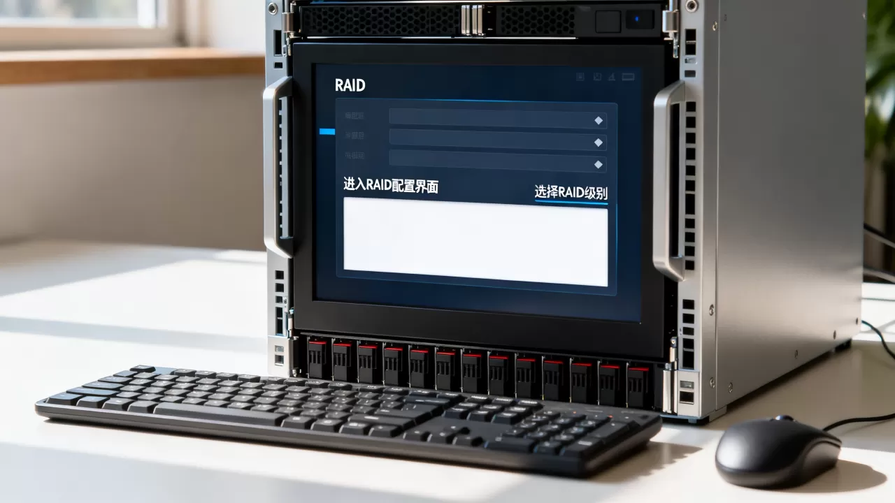 服务器进入raid配置_配置RAID 服务器进入raid配置_配置RAID
