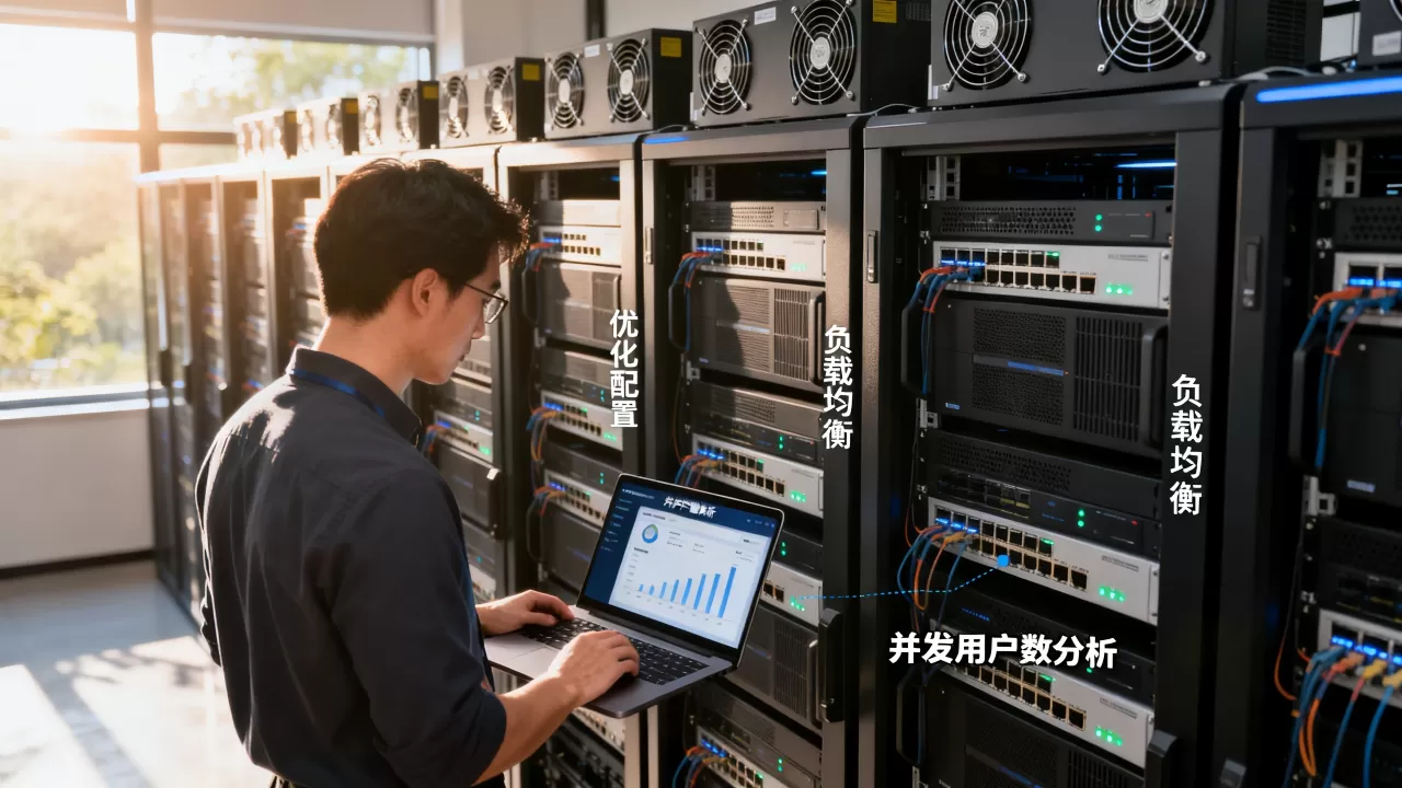web服务器一般支持多少并发用户？，怎么提高并发量？