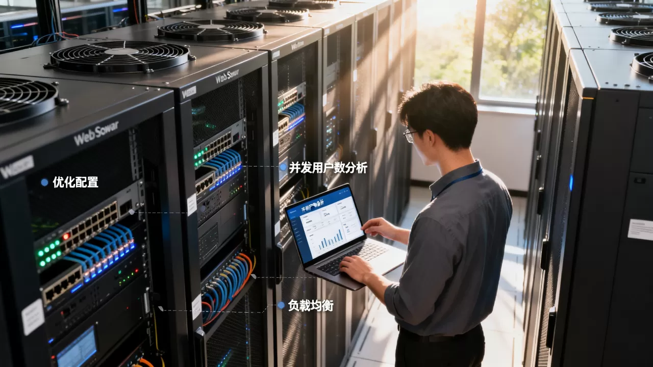 web服务器一般支持多少并发用户？，怎么提高并发量？