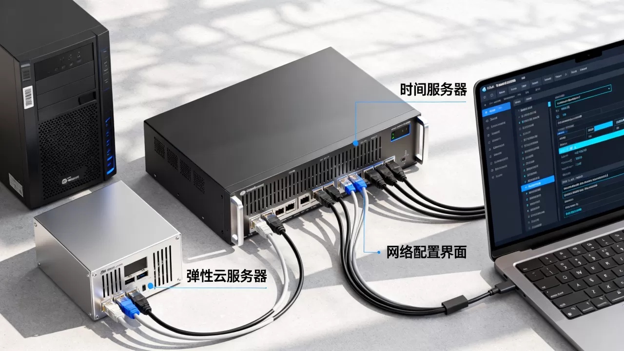 无公网IP弹性云服务器如何通过时间服务器上外网，怎么设置？