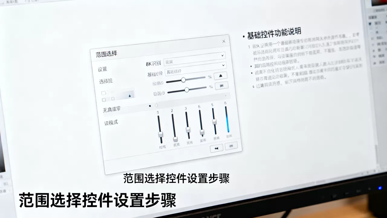 范围选择控件怎么设置,基础控件有哪些功能? 范围选择控件怎么设置,基础控件有哪些功能?