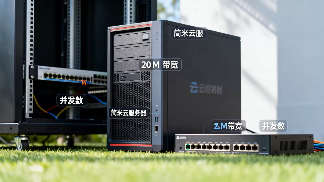 20M简米云服务器能带多少人?,并发数多少合适 20M简米云服务器能带多少人?,并发数多少合适