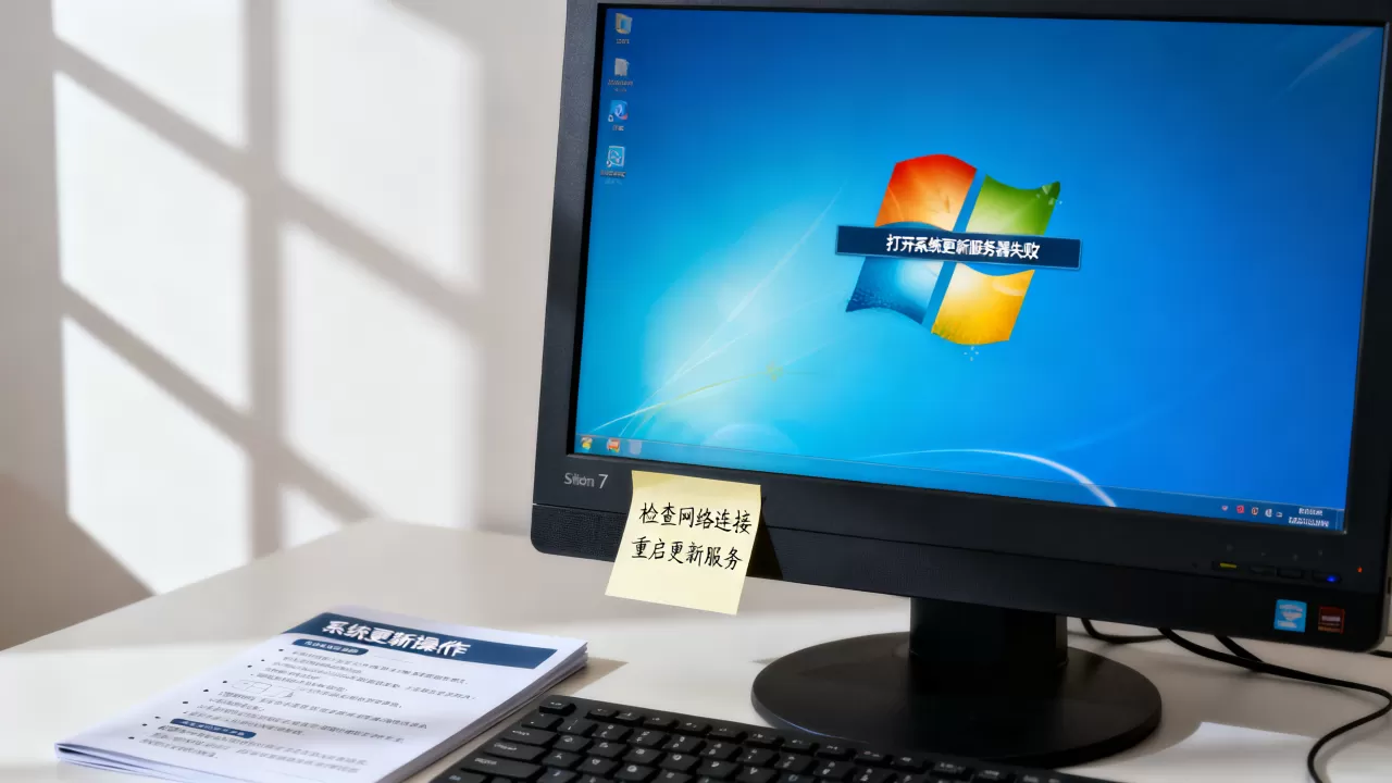 打开win7的系统更新服务器失败怎么办