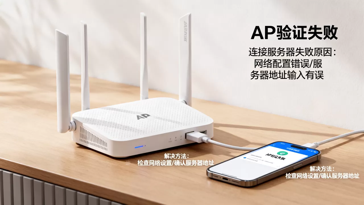 ap验证失败连接服务器时为什么出现问题，怎么解决？
