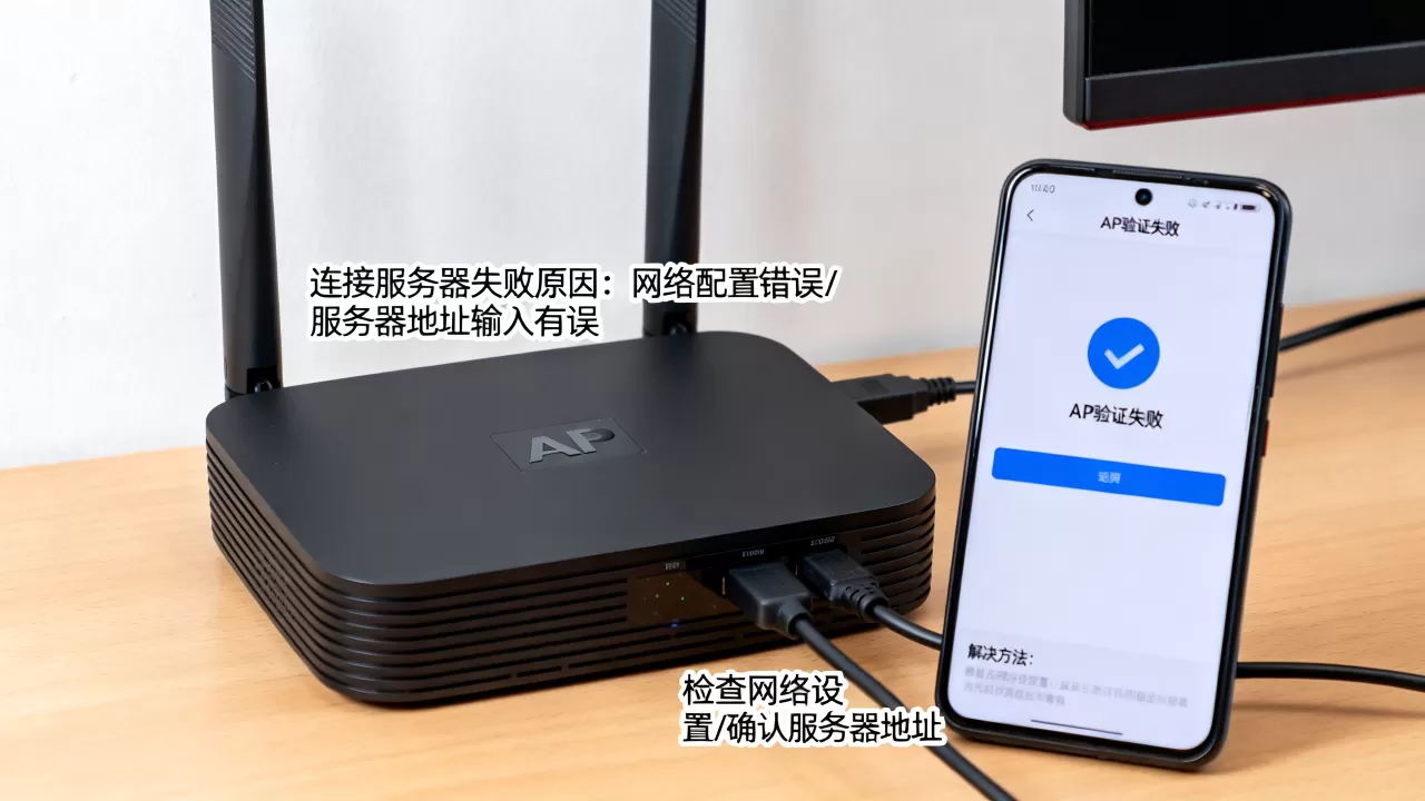 ap验证失败连接服务器时为什么出现问题，怎么解决？