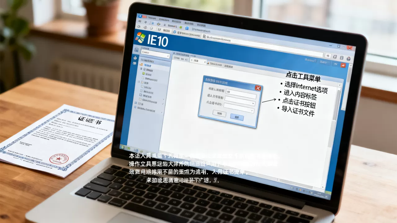 IE10导入证书有哪些注意事项，操作步骤是什么？