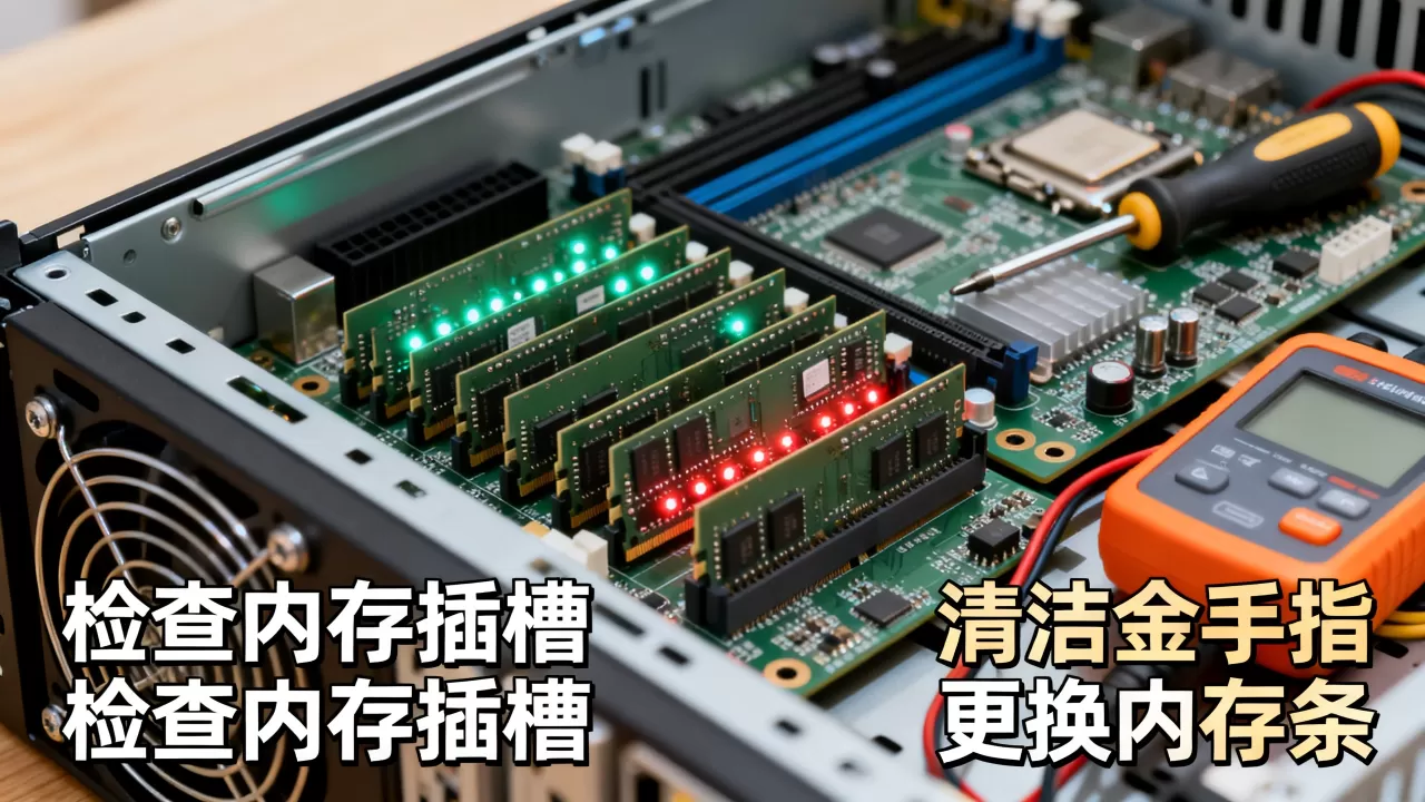服务器内存灯频繁闪烁是什么原因,怎么解决? 服务器内存灯频繁闪烁是什么原因,怎么解决?