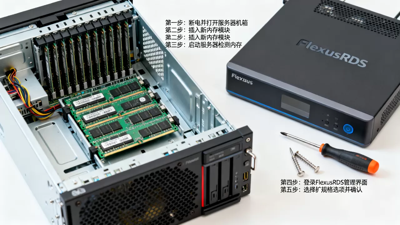 服务器怎么扩内存和FlexusRDS怎么扩规格?,操作步骤? 服务器怎么扩内存和FlexusRDS怎么扩规格?,操作步骤?
