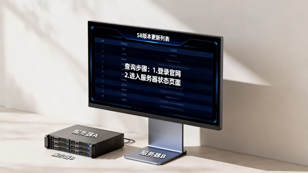 哪些服务器已更新S8版本,在哪里查询更新列表? 哪些服务器已更新S8版本,在哪里查询更新列表?