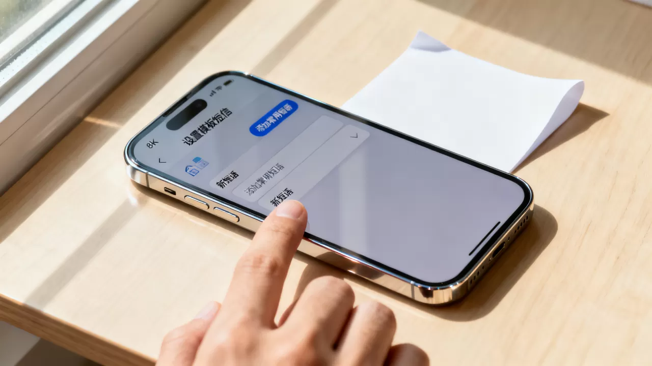 iPhone发模板短信具体怎么设置?,如何配置短信外发 iPhone发模板短信具体怎么设置?,如何配置短信外发