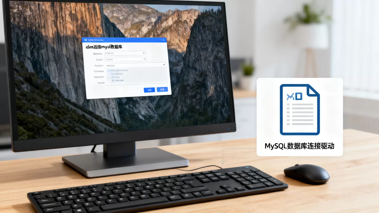 idea连接mysql数据库连接_上传MySQL数据库连接驱动
