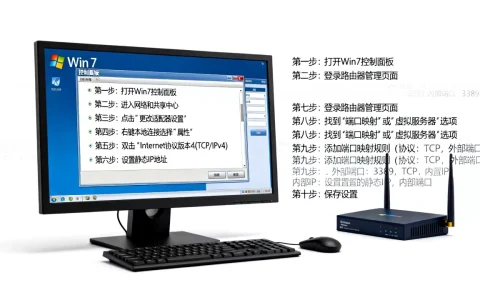 Win7远程连接怎么开启服务器端口映射？，具体步骤是什么？