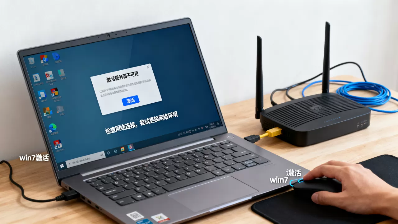 win7的激活服务器不可用怎么办