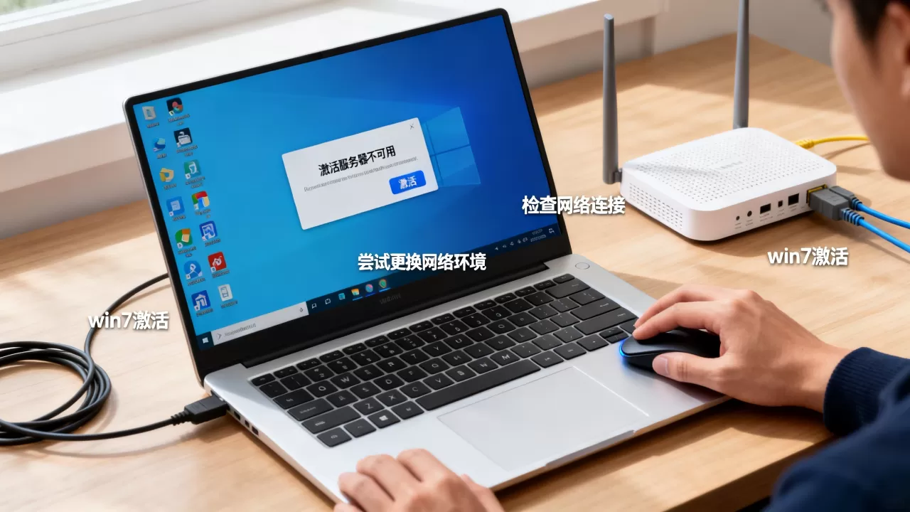 win7的激活服务器不可用怎么办
