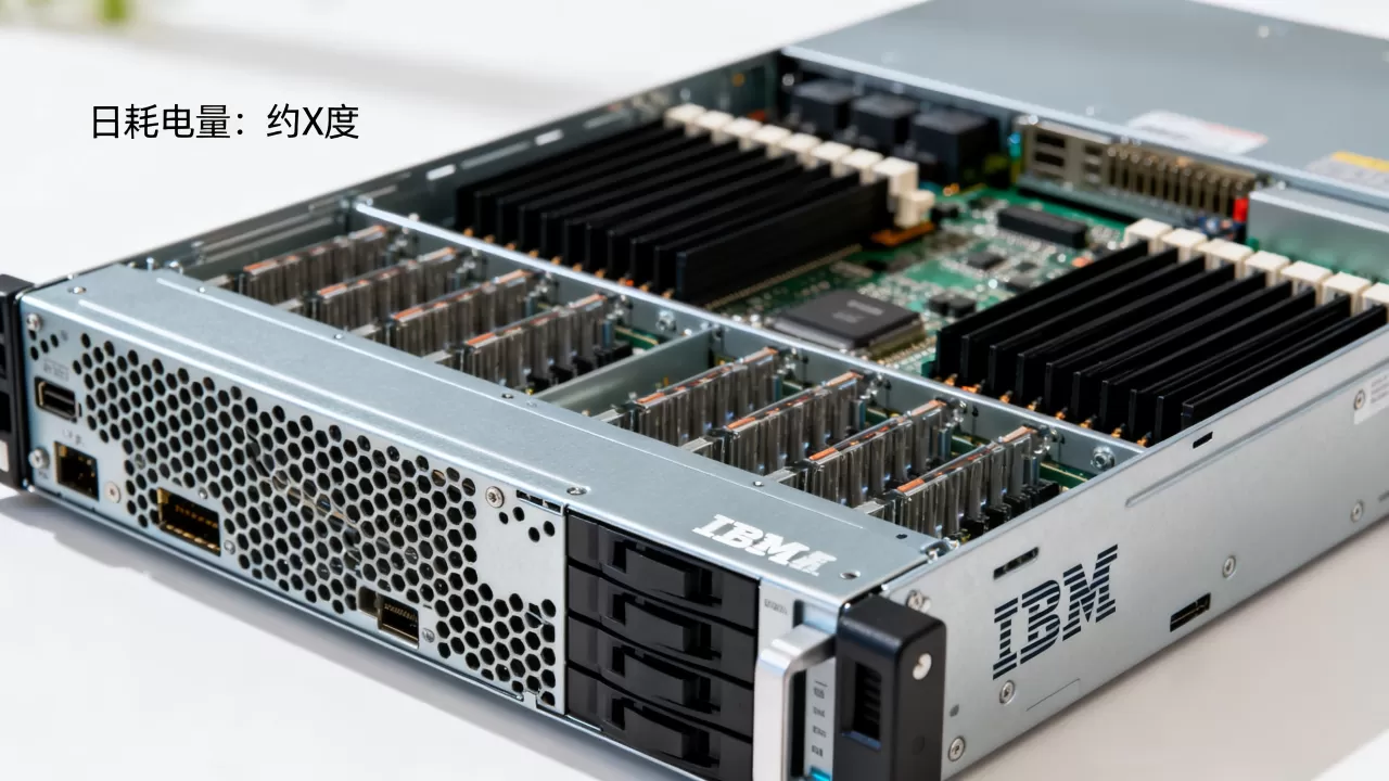ibm服务器一天用多少度电