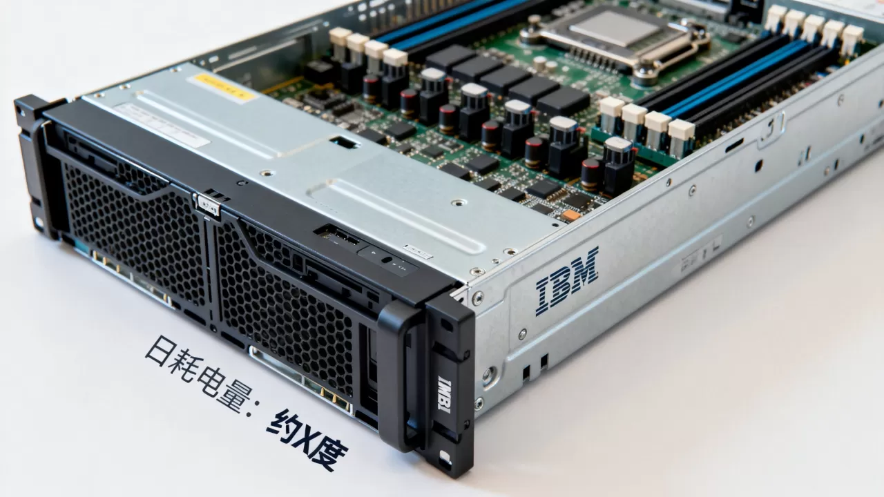 ibm服务器一天用多少度电