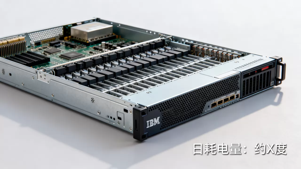 ibm服务器一天用多少度电
