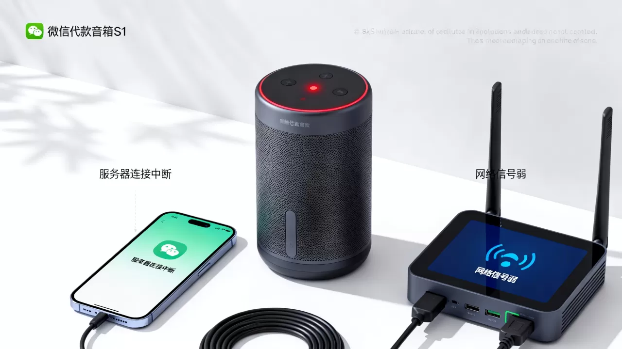 微信收款音箱s1服务器断开故障是什么原因，如何解决