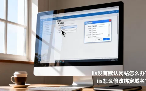 iis没有默认网站怎么办？，iis怎么修改绑定域名？