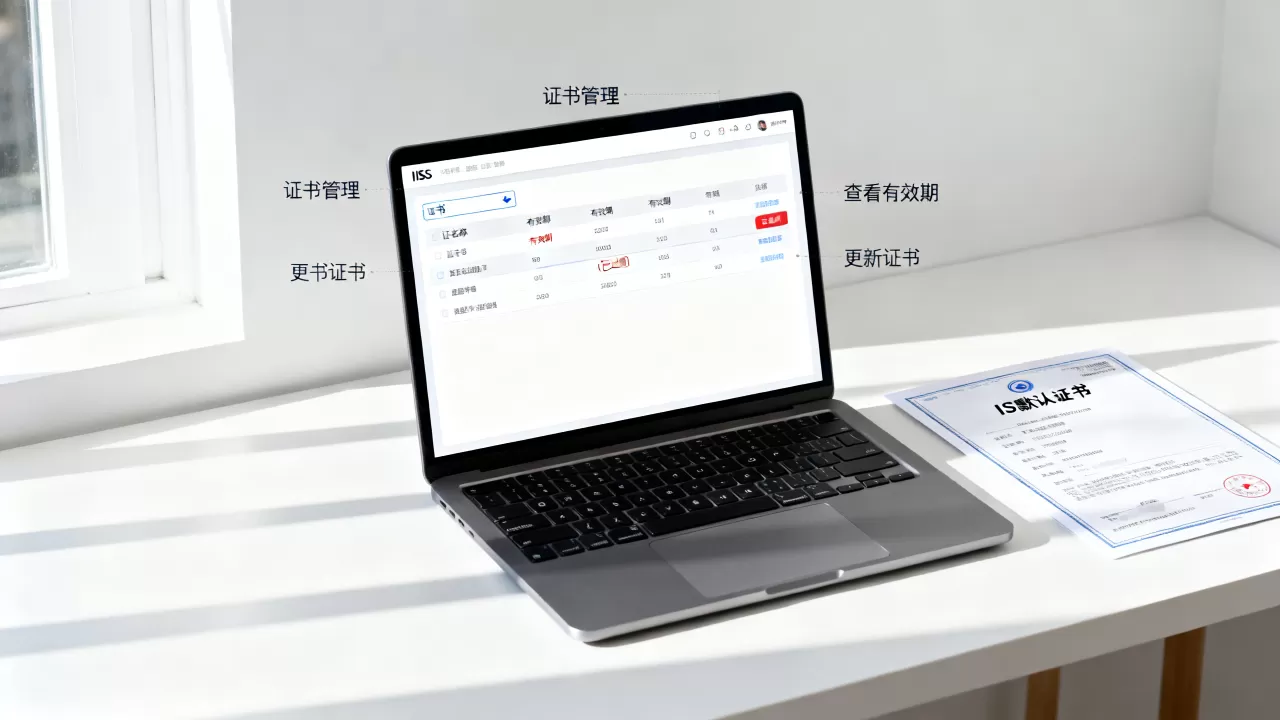 IIS自带https证书怎么管理？,证书过期怎么办