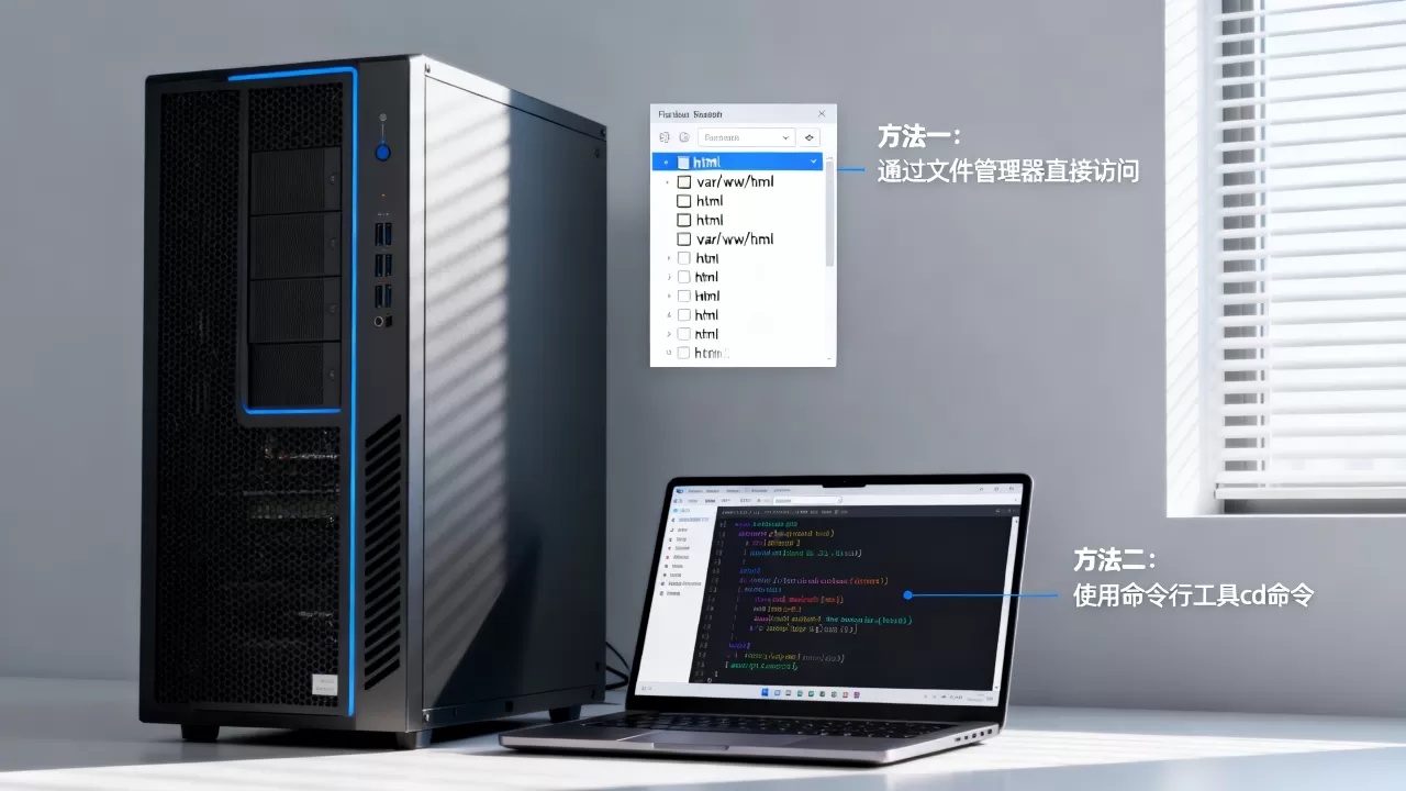 怎么打开服务器的一个html文件夹路径，有哪些方法？