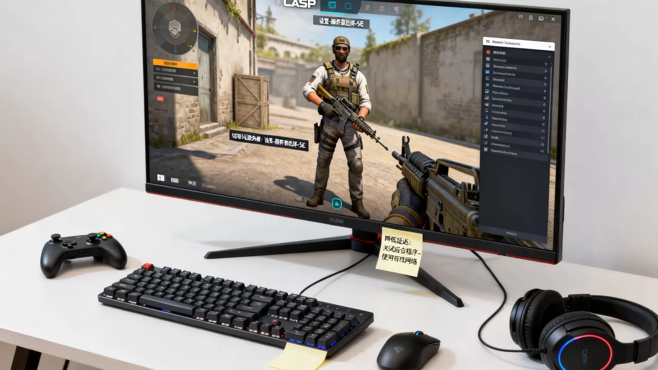 CSGO国服怎么切到5E服务器，匹配延迟高怎么办？