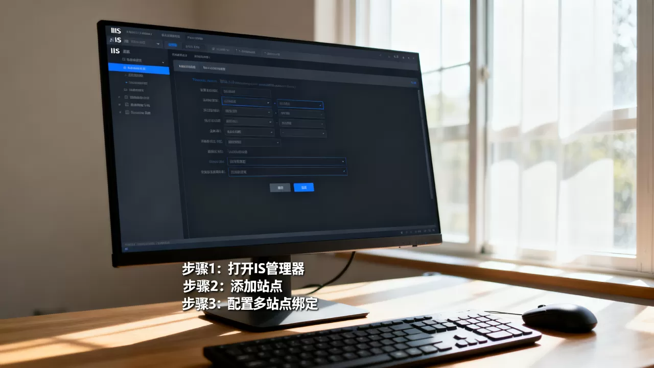 IIS配置站点和多站点怎么做，有哪些步骤？