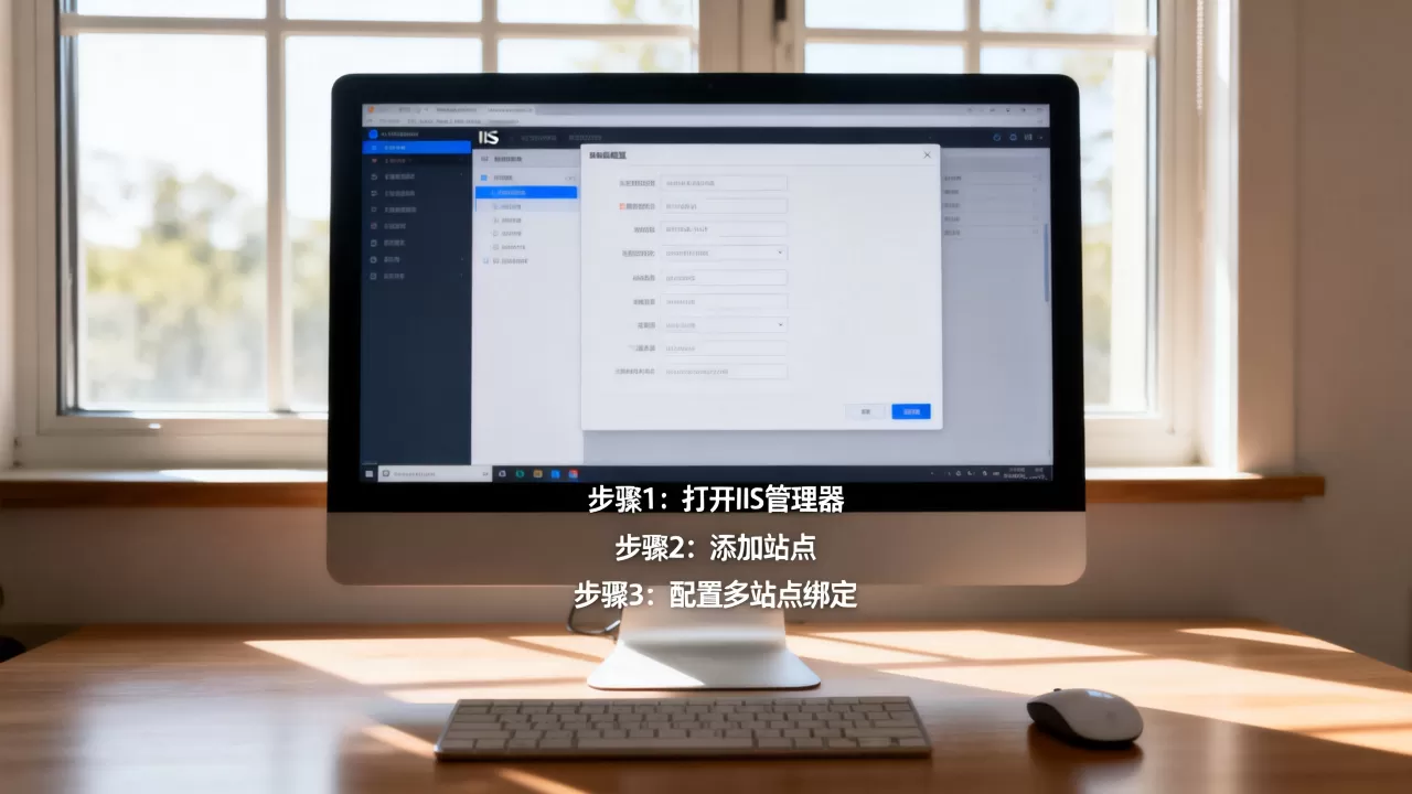 IIS配置站点和多站点怎么做，有哪些步骤？