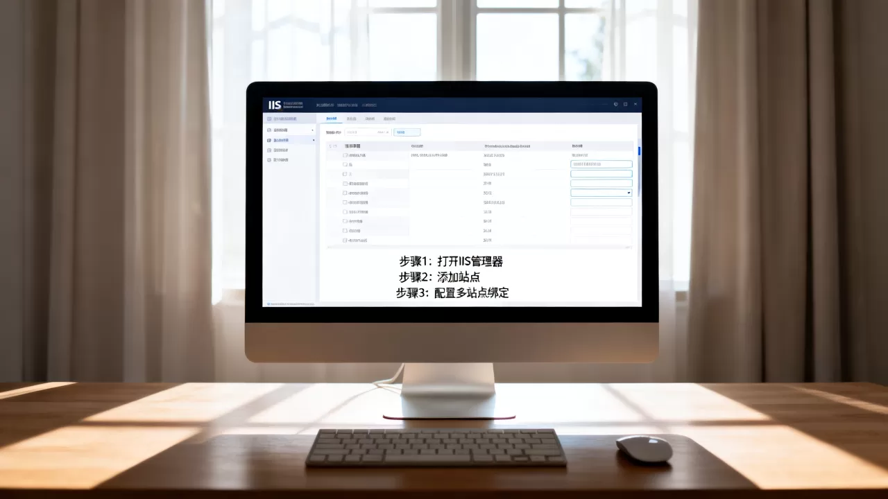 IIS配置站点和多站点怎么做，有哪些步骤？