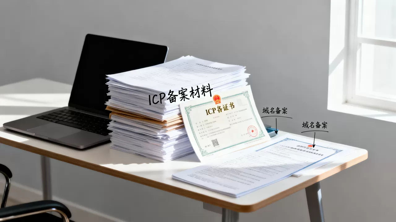 ICP备案和域名备案有什么区别，需要什么材料