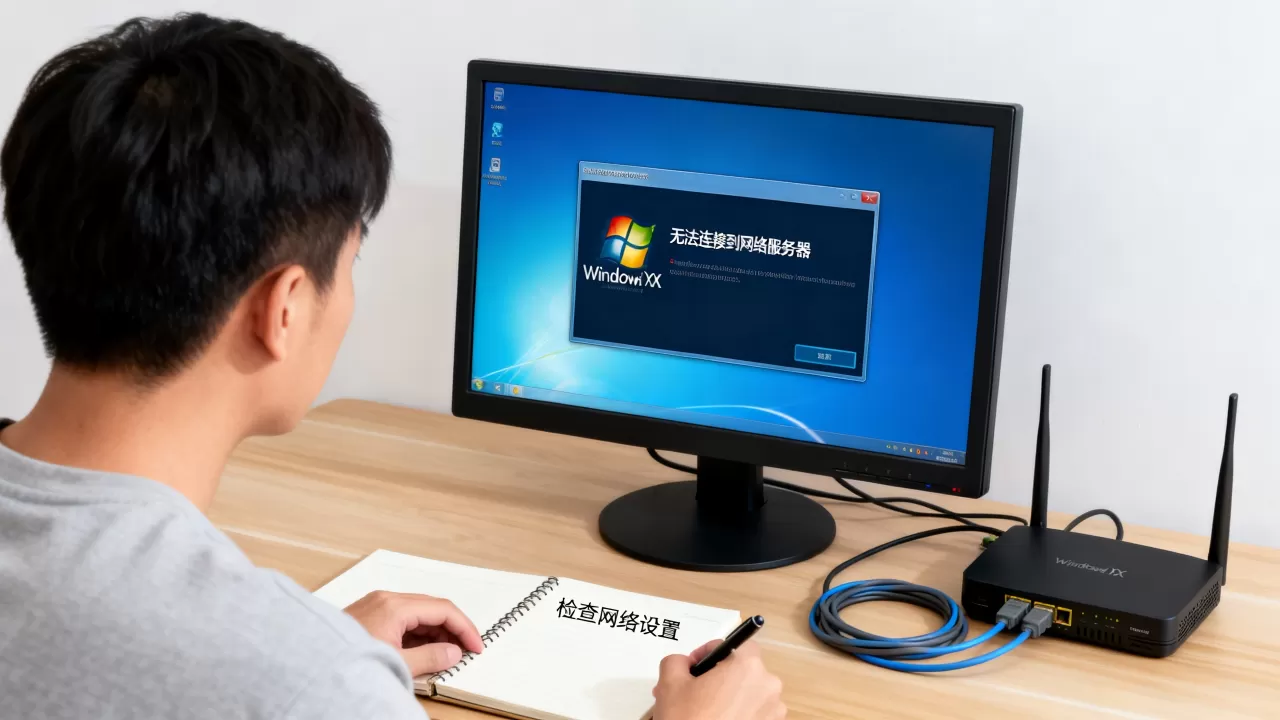 XP软件无法连接网络服务器怎么办,是什么原因? XP软件无法连接网络服务器怎么办,是什么原因?