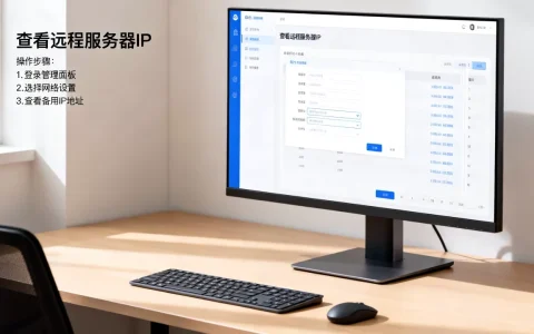 怎么看远程服务器的另一个IP？怎么操作？