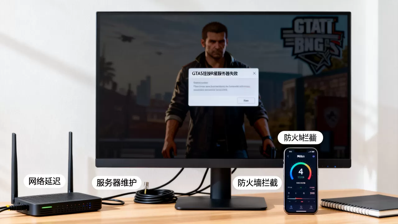 GTA5连不上R星服务器怎么办,常见原因有哪些? GTA5连不上R星服务器怎么办,常见原因有哪些?