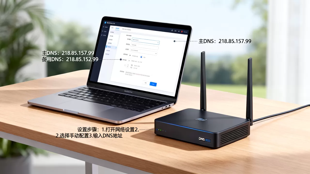 福建厦门电信dns的服务器地址是多少？，怎么设置？