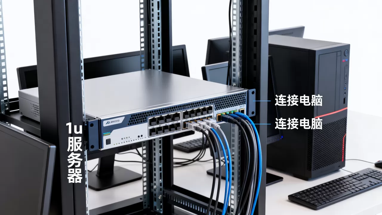 1台1u服务器到底能带多少台电脑，够用吗？